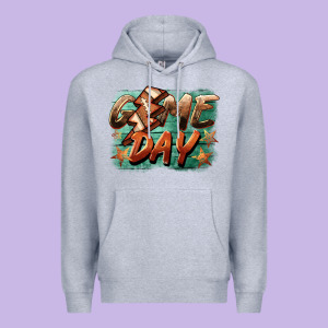 Game Day  Lightning Football Premium Hoodie Designed By Barkaloodesign