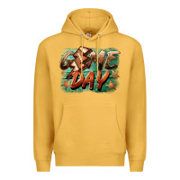 Mustard game day  lightning football Premium Hoodie - BarkalooDesign