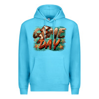 Ocean Blue game day  lightning football Premium Hoodie - BarkalooDesign