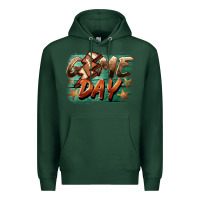 Sports Green game day  lightning football Premium Hoodie - BarkalooDesign
