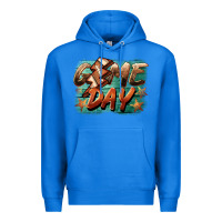 True Royal game day  lightning football Premium Hoodie - BarkalooDesign