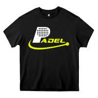 Black padel Heavy Core Tee - linhVisuals