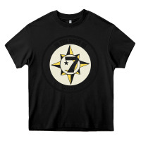 Black five percent nation of islam vintage look design Heavy Core Tee - linhVisuals