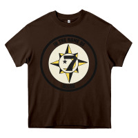 Chocolate Brown five percent nation of islam vintage look design Heavy Core Tee - linhVisuals