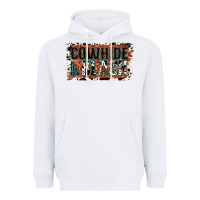 White Cowhide is the New Black Heavyweight Hoodie - Jasminsmagicworld