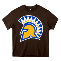 Chocolate Brown The San Jose Spartans Heavy Core Tee - linhVisuals