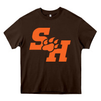 Chocolate Brown The SHSU Athletics Heavy Core Tee - linhVisuals