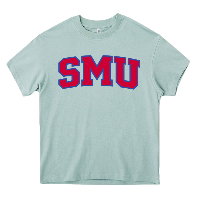 The Smu Athletics Wordmark Heavy Core Tee by linhVisuals | Teevron