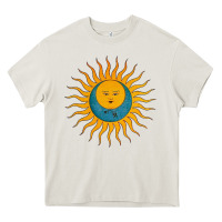 Cream king crimson Heavy Core Tee - linhVisuals