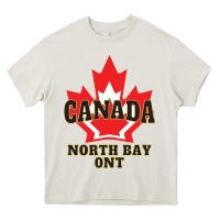 Cream north bay ontario on a cool Heavy Core Tee - linhVisuals