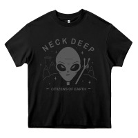 Black neck deep clässic Heavy Core Tee - linhVisuals