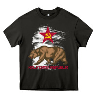 Asphalt california republic communist kalifornia t shirt Heavy Core Tee - linhVisuals