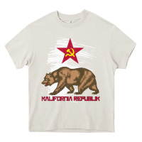 Cream california republic communist kalifornia t shirt Heavy Core Tee - linhVisuals