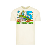 Vintage Arctic Birthday Boy Frog Age 5 Vintage Tee - LillyAllenDesigns