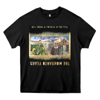Black Neil Young Heavy Core Tee - linhVisuals