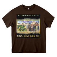 Chocolate Brown Neil Young Heavy Core Tee - linhVisuals