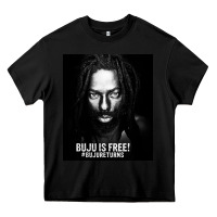 Black buju banton reggae Heavy Core Tee - linhVisuals