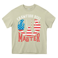 Mossy crawfish boil master american  flag us big red lobster design Heavy Core Tee - linhVisuals