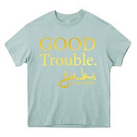 Arona good trouble john lewis signature Heavy Core Tee - linhVisuals