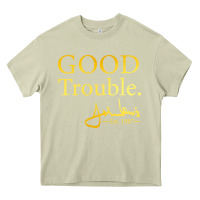 Mossy good trouble john lewis signature Heavy Core Tee - linhVisuals