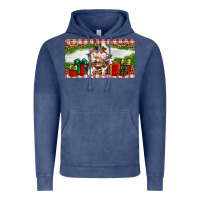 Vintage Denim Stocked christmas farm Vintage Hoodie - Artiststas
