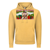 Vintage Mustard Stocked christmas farm Vintage Hoodie - Artiststas