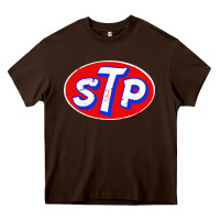 Chocolate Brown stp classic Heavy Core Tee - linhVisuals