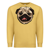 Antique Gold pug Premium Sweatshirt - Jasminsmagicworld