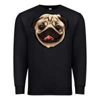 Black pug Premium Sweatshirt - Jasminsmagicworld