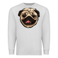 Dove Grey pug Premium Sweatshirt - Jasminsmagicworld
