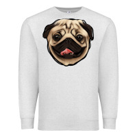 Oatmeal Heather pug Premium Sweatshirt - Jasminsmagicworld