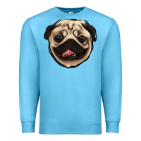 Ocean Blue pug Premium Sweatshirt - Jasminsmagicworld