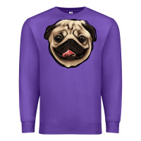 Purple pug Premium Sweatshirt - Jasminsmagicworld