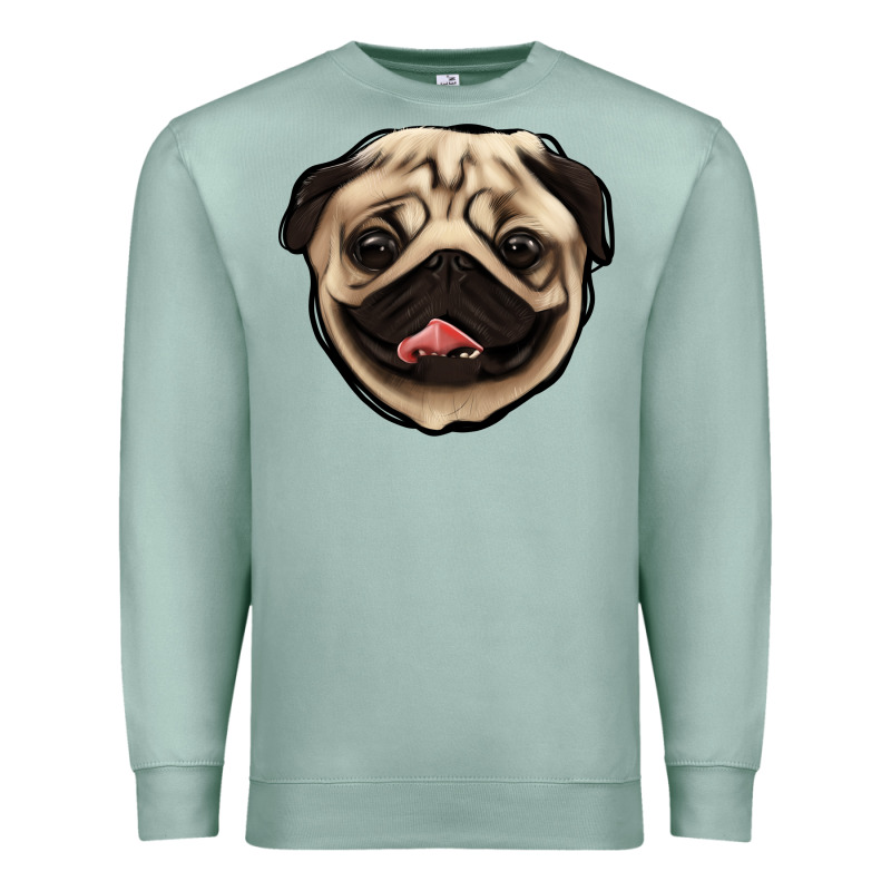Pug Premium Sweatshirt by Jasminsmagicworld | Teevron