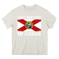 Cream don't new york my florida vintage flag funny saying gift Heavy Core Tee - linhVisuals