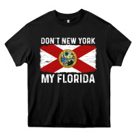 Black don't new york my florida vintage flag funny saying gift Heavy Core Tee - linhVisuals