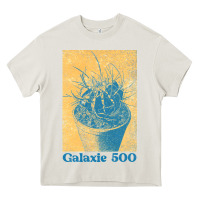 Cream galaxie 500 retro vintage look fan design Heavy Core Tee - linhVisuals