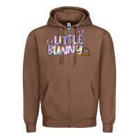 Chestnut easter little bunny Zipper Hoodie - Jasminsmagicworld