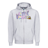 Heather Grey easter little bunny Zipper Hoodie - Jasminsmagicworld