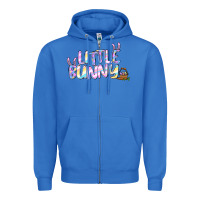 True Royal easter little bunny Zipper Hoodie - Jasminsmagicworld