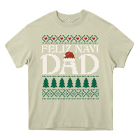 Mossy feliz navi dad ugly christmas sweater funny spanish xmas pun gift for Heavy Core Tee - linhVisuals