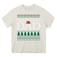 Cream feliz navi dad ugly christmas sweater funny spanish xmas pun gift for Heavy Core Tee - linhVisuals
