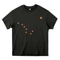 Asphalt flag of alaska Heavy Core Tee - linhVisuals