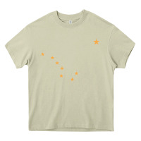 Mossy flag of alaska Heavy Core Tee - linhVisuals