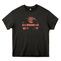 Asphalt florida man state funny meme vintage palm trees and sunset retro sun Heavy Core Tee - linhVisuals