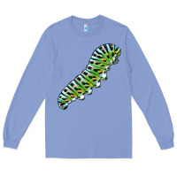 Colony Blue Papilio Machaon Caterpillar Long Sleeve Tee - LillyAllenDesigns