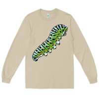 Mushroom Papilio Machaon Caterpillar Long Sleeve Tee - LillyAllenDesigns
