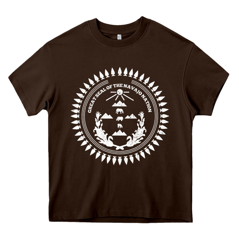 Great Seal Of The Navajo Nation Faded Style Design Heavy Core Tee by linhVisuals | Teevron