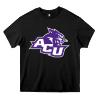 Black abilene-christian-wildcats3 Heavy Core Tee - linhVisuals