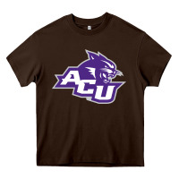 Chocolate Brown abilene-christian-wildcats3 Heavy Core Tee - linhVisuals